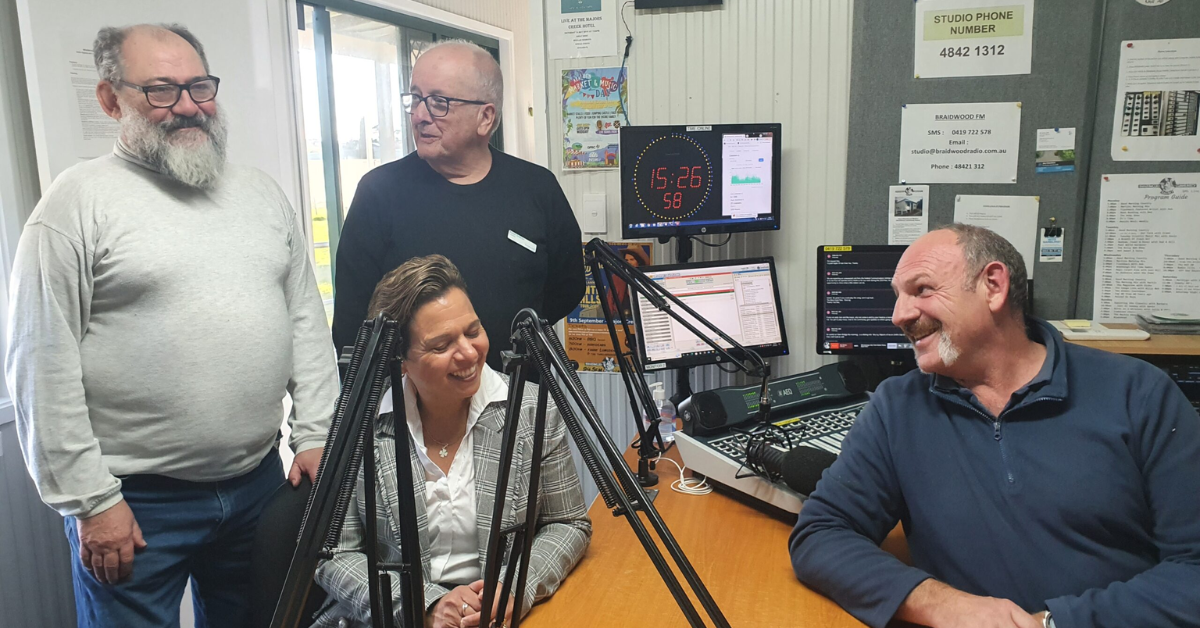 Rowland chooses Braidwood FM for 1st ministerial visit