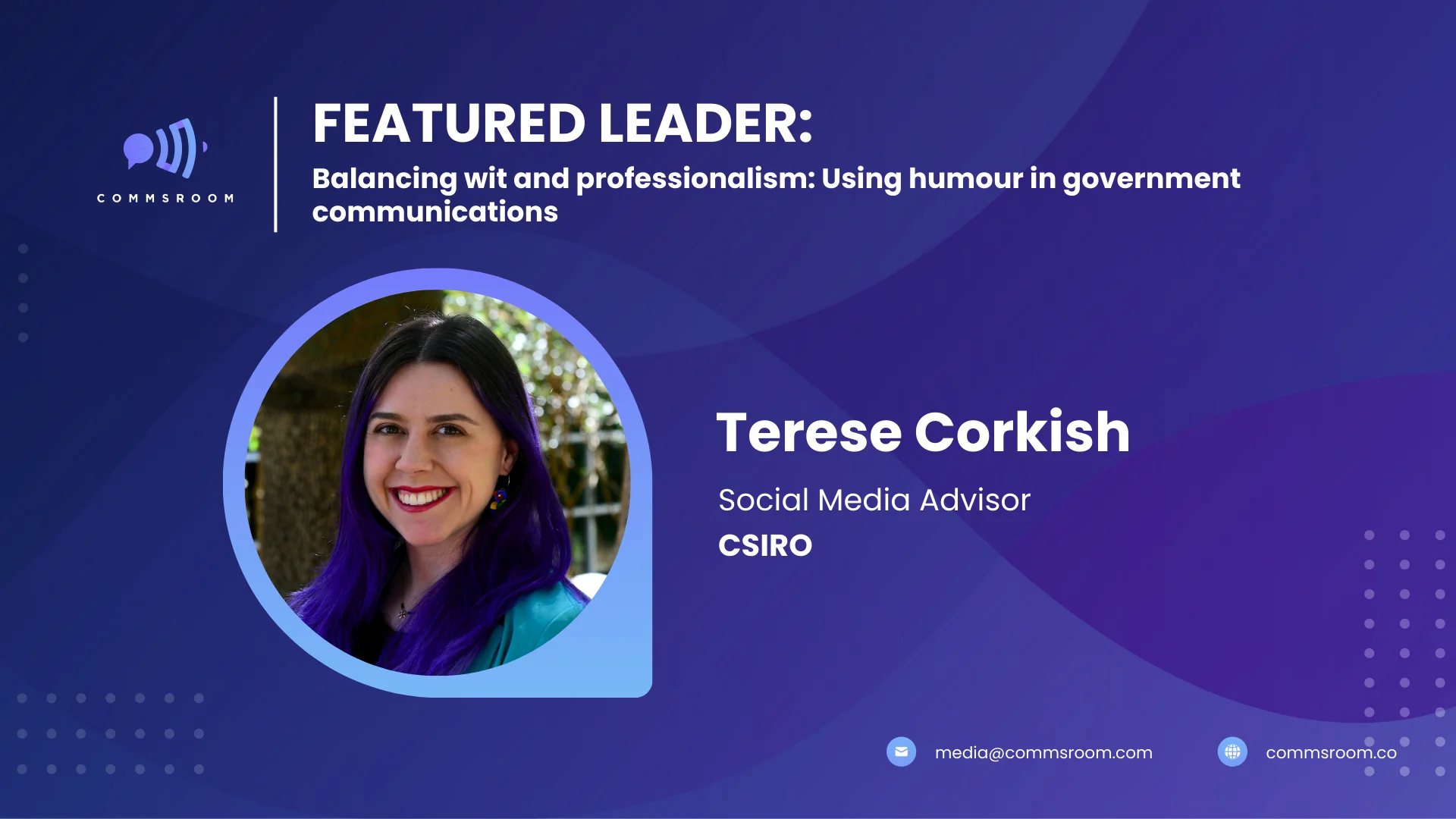 Humour can be a great tool in communication. Tess Corkish shares insights on balancing wit & professionalism in public sector communications.